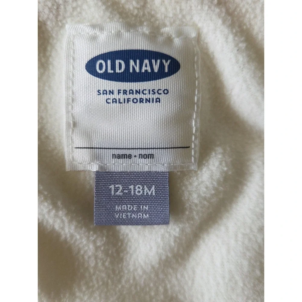 Old Navy Baby Boys Vest 12-18 Months‎ Red Buffalo Plaid Sherpa Lined Quilted